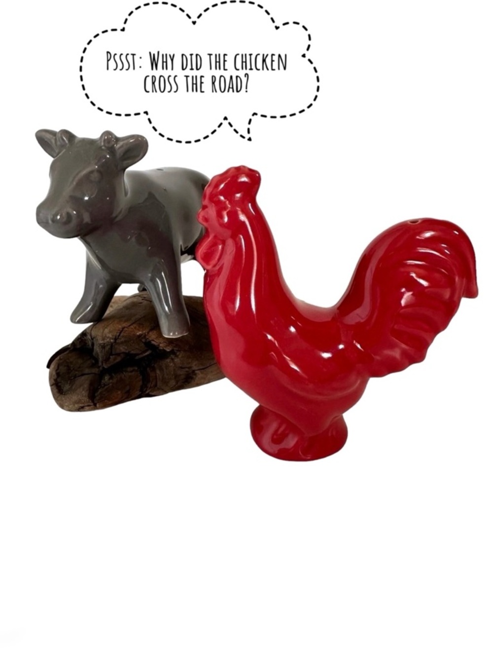 Cow & Chicken Salt & Pepper Shakers